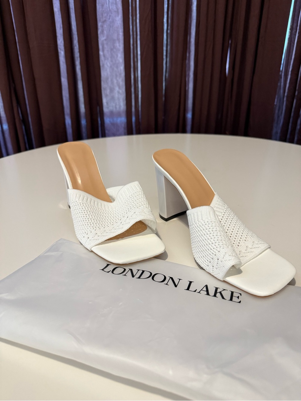 London Lake Helena Heel Sandals